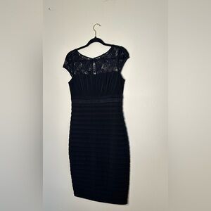 LAURA Size 10 Little Balck dress with mesh lace detail